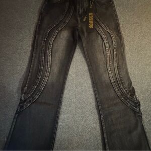 Vicious Denim Men’s Jeans Charcoal Mens Size 34x32